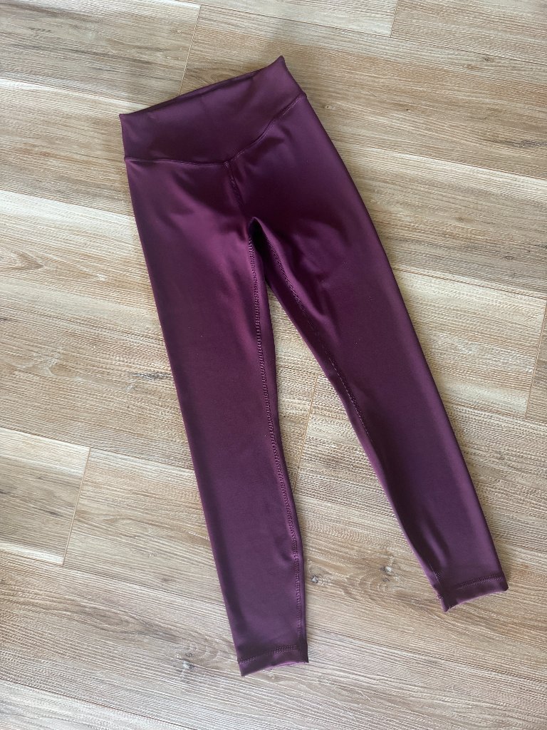Lululemon Wunder Under Smoothcover High-Rise Tight 25" Burgundy Size 4 Nwot